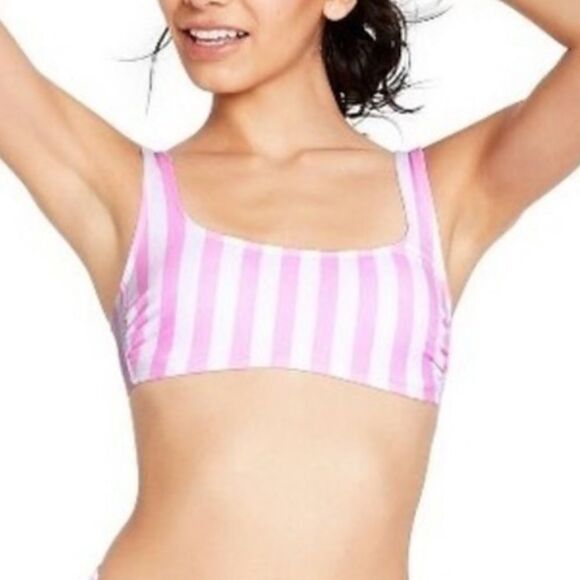 Stoney Clover stripped Swimsuit Bra - Picture 1 of 4